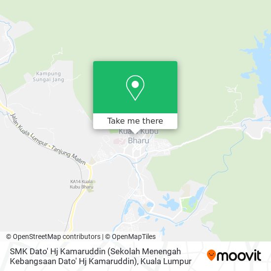 SMK Dato' Hj Kamaruddin (Sekolah Menengah Kebangsaan Dato' Hj Kamaruddin) map