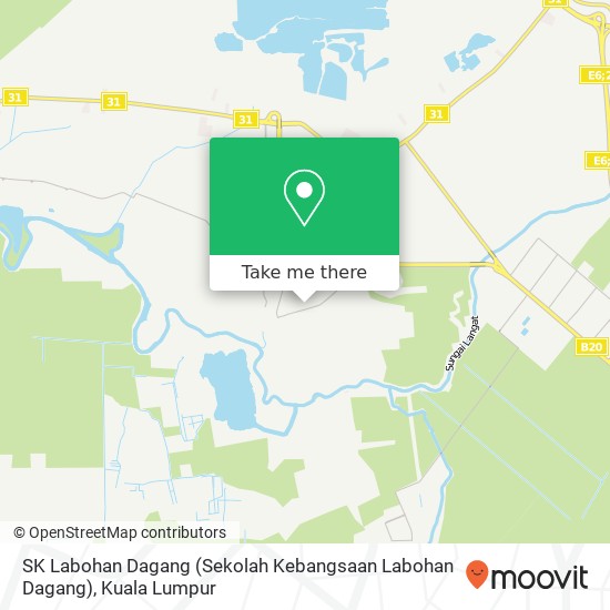 SK Labohan Dagang (Sekolah Kebangsaan Labohan Dagang), 42700 Banting map