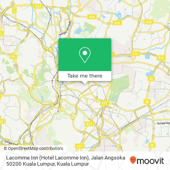 Lacomme Inn (Hotel Lacomme Inn), Jalan Angsoka 50200 Kuala Lumpur map