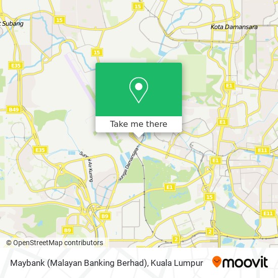 Peta Maybank (Malayan Banking Berhad)