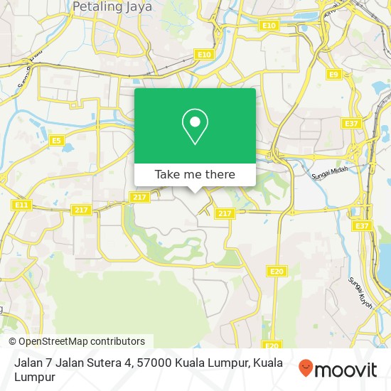 Jalan 7 Jalan Sutera 4, 57000 Kuala Lumpur map