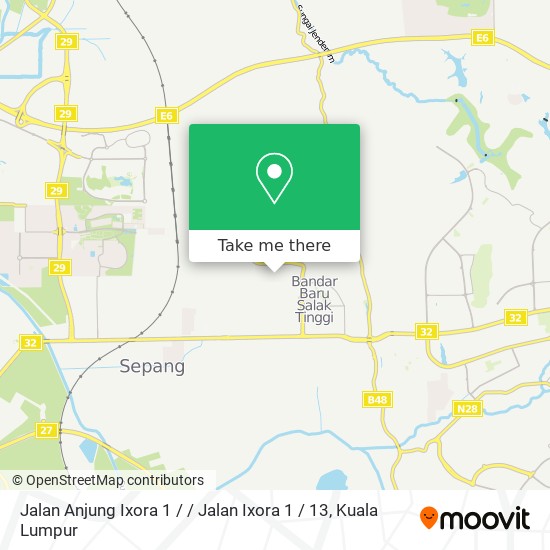 Jalan Anjung Ixora 1 / / Jalan Ixora 1 / 13 map