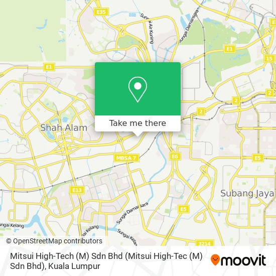 How To Get To Mitsui High Tech M Sdn Bhd Mitsui High Tec M Sdn Bhd In Shah Alam By Bus Mrt Lrt Or Train