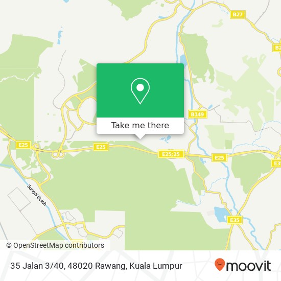 35 Jalan 3/40, 48020 Rawang map