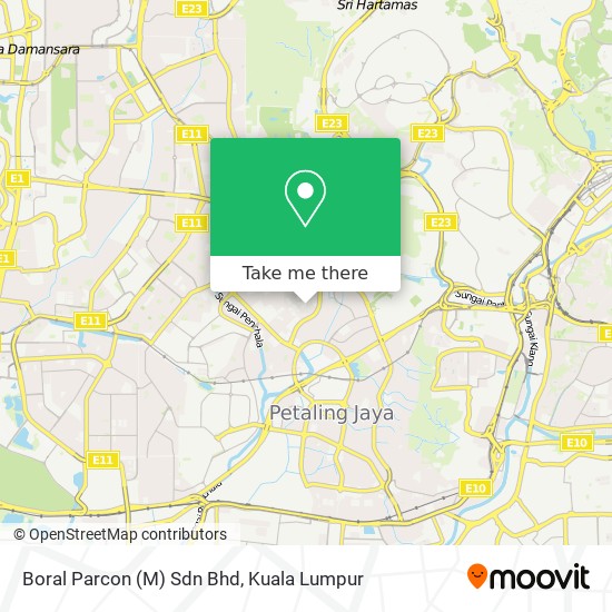 Boral Parcon (M) Sdn Bhd map