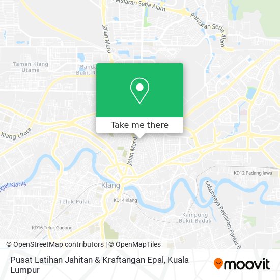 Pusat Latihan Jahitan & Kraftangan Epal map