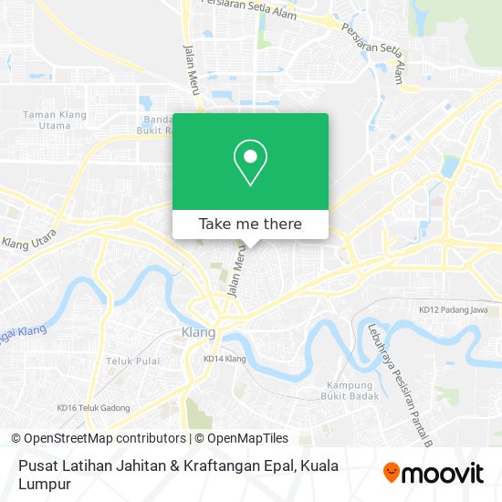 Peta Pusat Latihan Jahitan & Kraftangan Epal