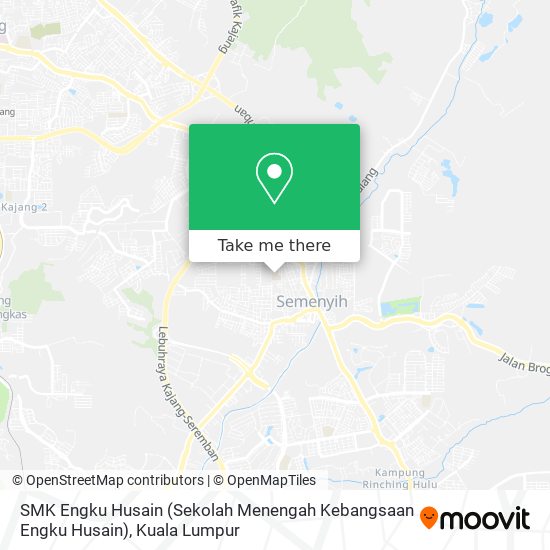 SMK Engku Husain (Sekolah Menengah Kebangsaan Engku Husain) map