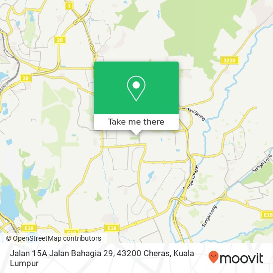 Jalan 15A Jalan Bahagia 29, 43200 Cheras map