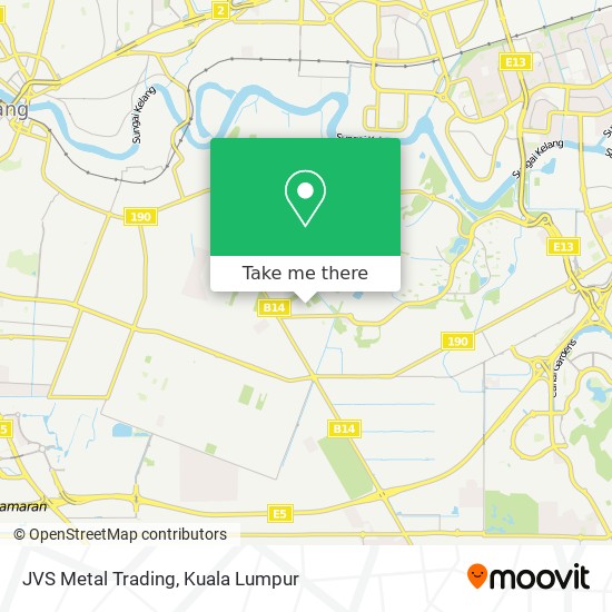 JVS Metal Trading map