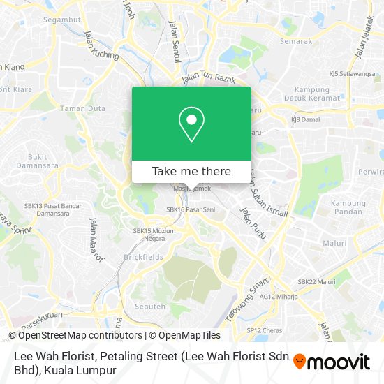 Lee Wah Florist, Petaling Street (Lee Wah Florist Sdn Bhd) map