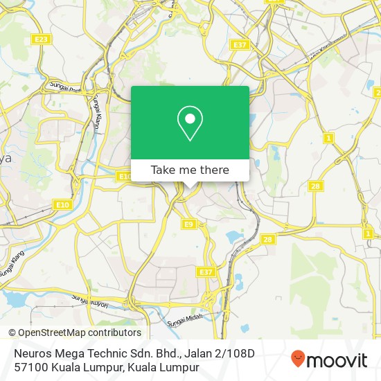 Neuros Mega Technic Sdn. Bhd., Jalan 2 / 108D 57100 Kuala Lumpur map