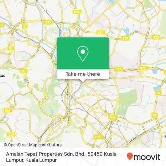 Amalan Tepat Properties Sdn. Bhd., 50450 Kuala Lumpur map