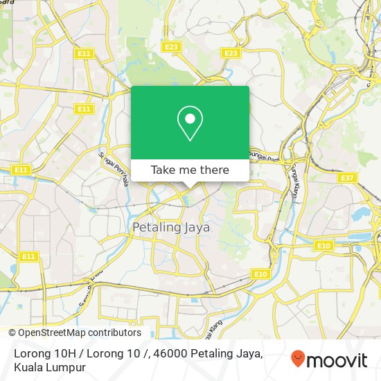 Lorong 10H / Lorong 10 /, 46000 Petaling Jaya map