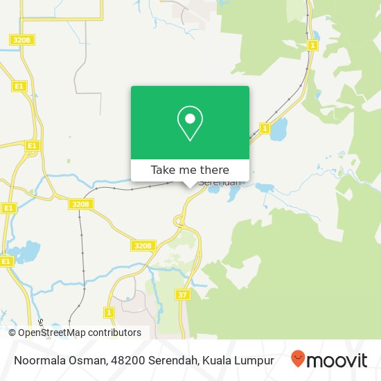 Noormala Osman, 48200 Serendah map