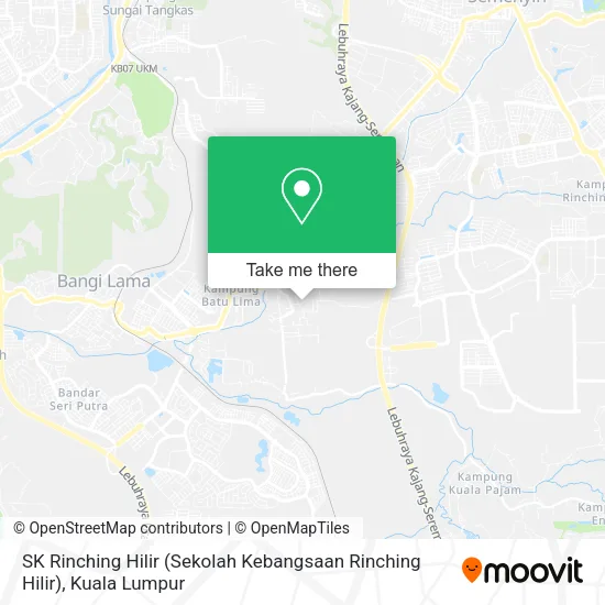 SK Rinching Hilir (Sekolah Kebangsaan Rinching Hilir) map