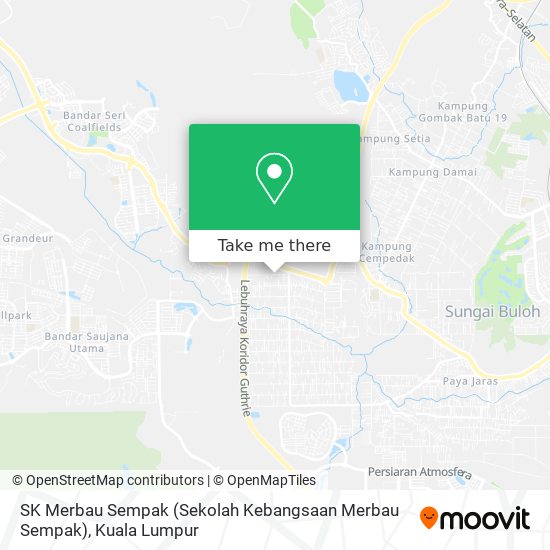 SK Merbau Sempak (Sekolah Kebangsaan Merbau Sempak) map