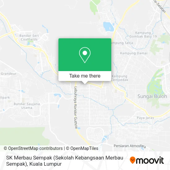 SK Merbau Sempak (Sekolah Kebangsaan Merbau Sempak) map