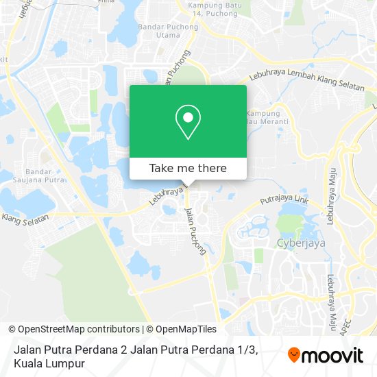 Peta Jalan Putra Perdana 2 Jalan Putra Perdana 1 / 3