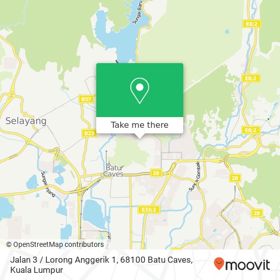 Jalan 3 / Lorong Anggerik 1, 68100 Batu Caves map