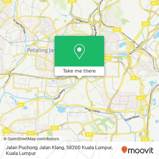 Jalan Puchong Jalan Klang, 58200 Kuala Lumpur map