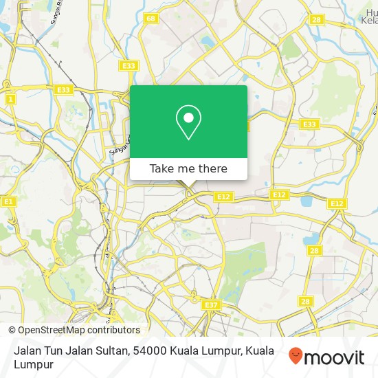 Peta Jalan Tun Jalan Sultan, 54000 Kuala Lumpur