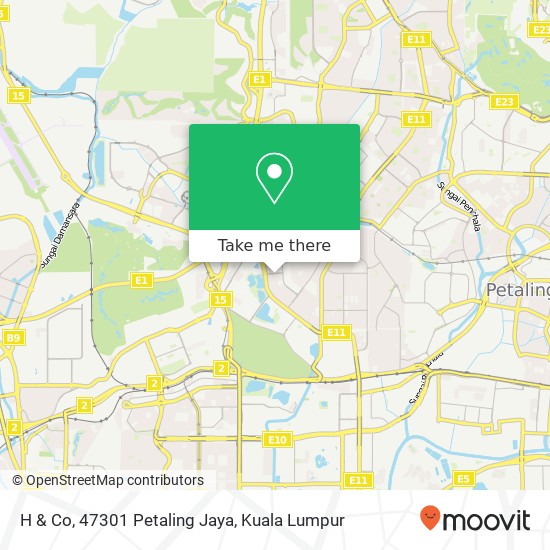 H & Co, 47301 Petaling Jaya map