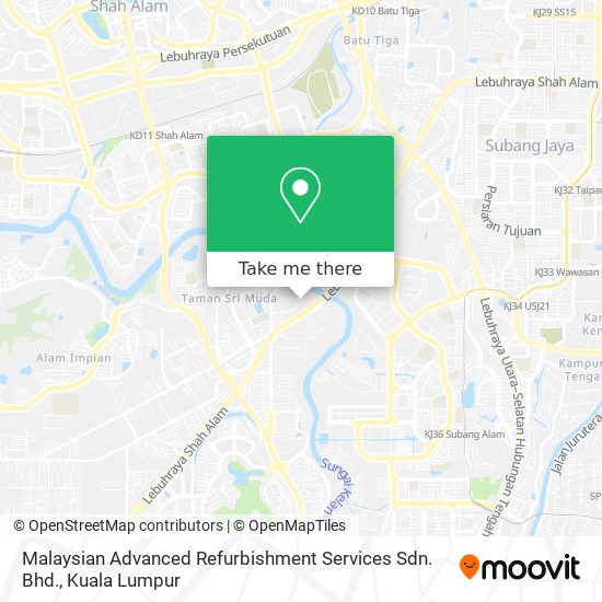 Peta Malaysian Advanced Refurbishment Services Sdn. Bhd.