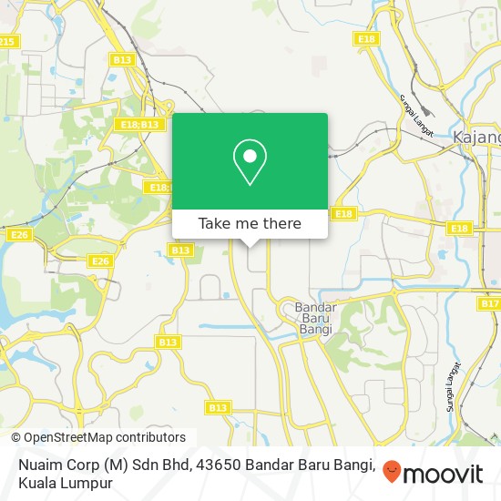 Nuaim Corp (M) Sdn Bhd, 43650 Bandar Baru Bangi map