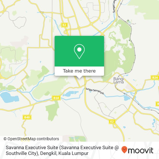 Savanna Executive Suite (Savanna Executive Suite @ Southville City), Dengkil map
