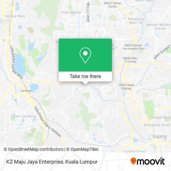 KZ Maju Jaya Enterprise map