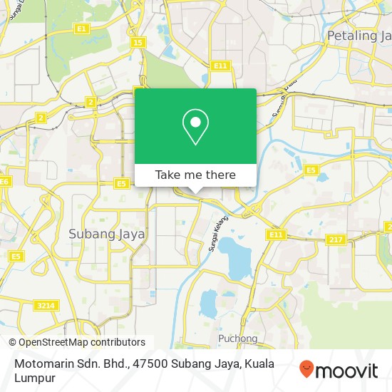 Motomarin Sdn. Bhd., 47500 Subang Jaya map