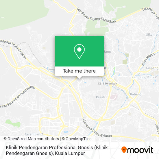 Klinik Pendengaran Professional Gnosis map