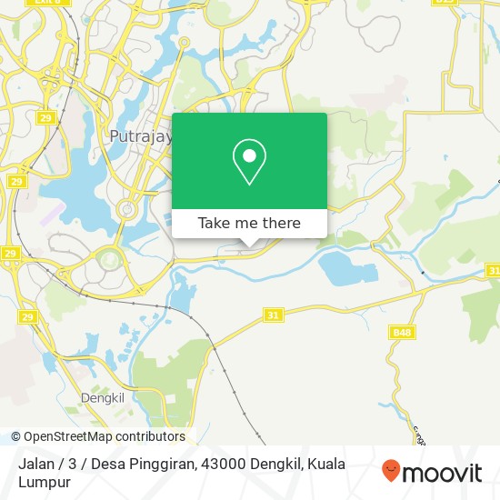 Peta Jalan / 3 / Desa Pinggiran, 43000 Dengkil