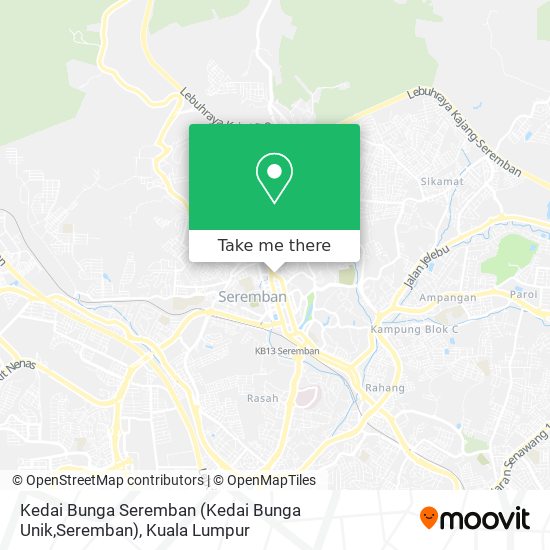 Kedai Bunga Seremban (Kedai Bunga Unik,Seremban) map