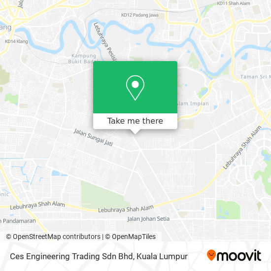 Ces Engineering Trading Sdn Bhd map
