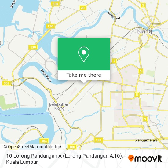 10 Lorong Pandangan A (Lorong Pandangan A,10) map