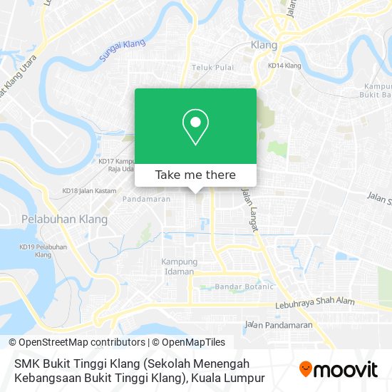 Peta SMK Bukit Tinggi Klang (Sekolah Menengah Kebangsaan Bukit Tinggi Klang)