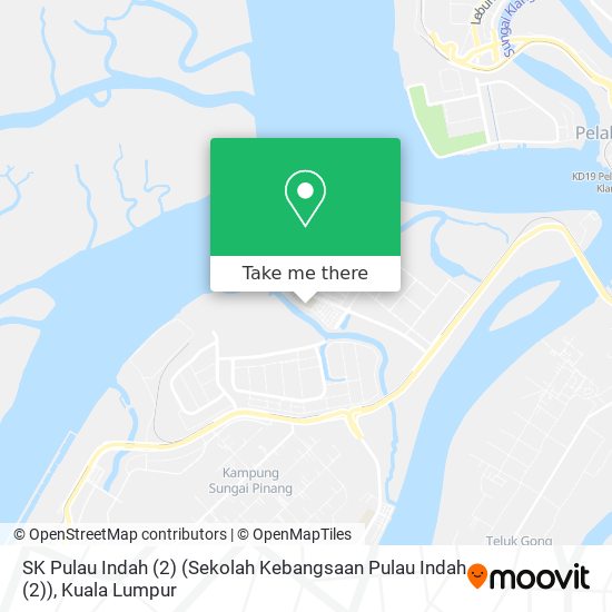 SK Pulau Indah (2) (Sekolah Kebangsaan Pulau Indah (2)) map