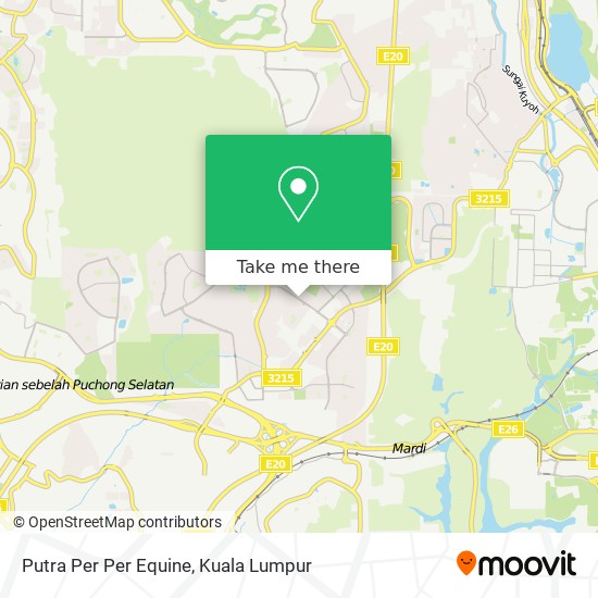 Putra Per Per Equine map