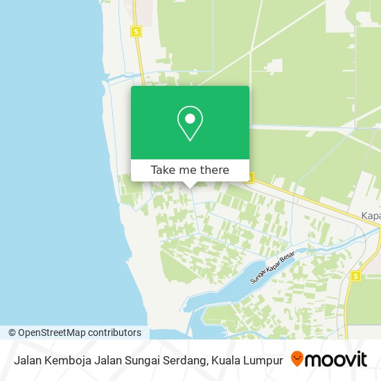 Jalan Kemboja Jalan Sungai Serdang map