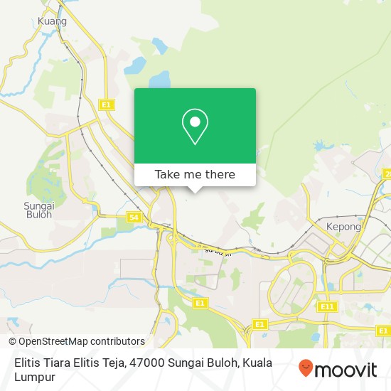 Peta Elitis Tiara Elitis Teja, 47000 Sungai Buloh