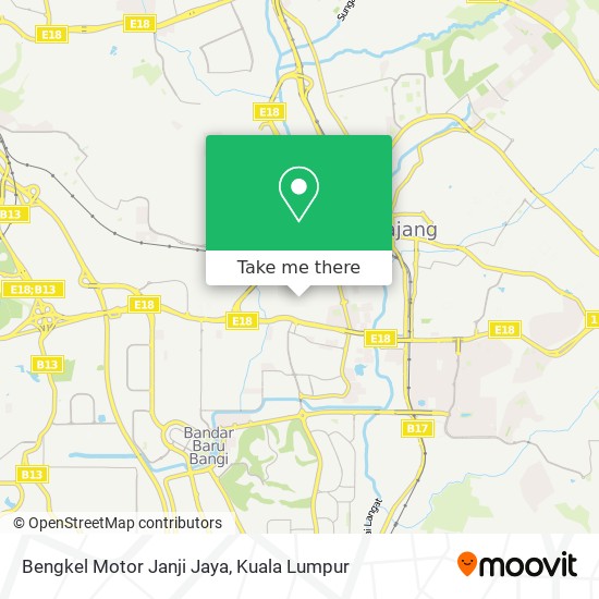 Bengkel Motor Janji Jaya map