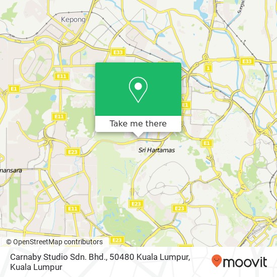 Carnaby Studio Sdn. Bhd., 50480 Kuala Lumpur map