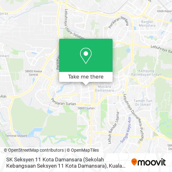SK Seksyen 11 Kota Damansara (Sekolah Kebangsaan Seksyen 11 Kota Damansara) map