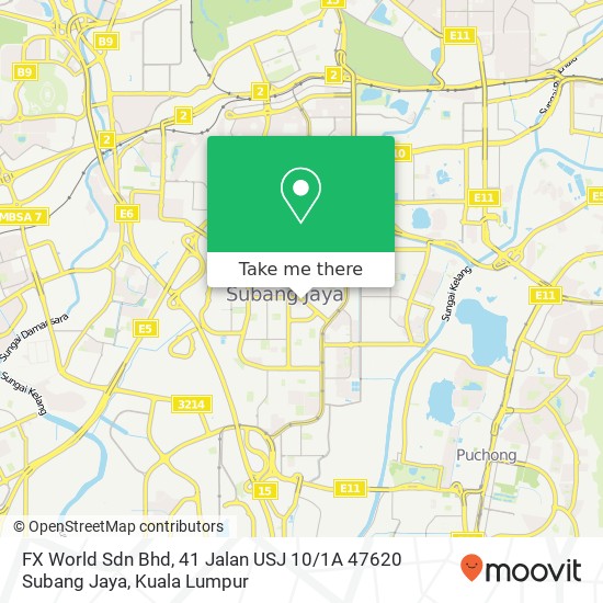 Peta FX World Sdn Bhd, 41 Jalan USJ 10 / 1A 47620 Subang Jaya