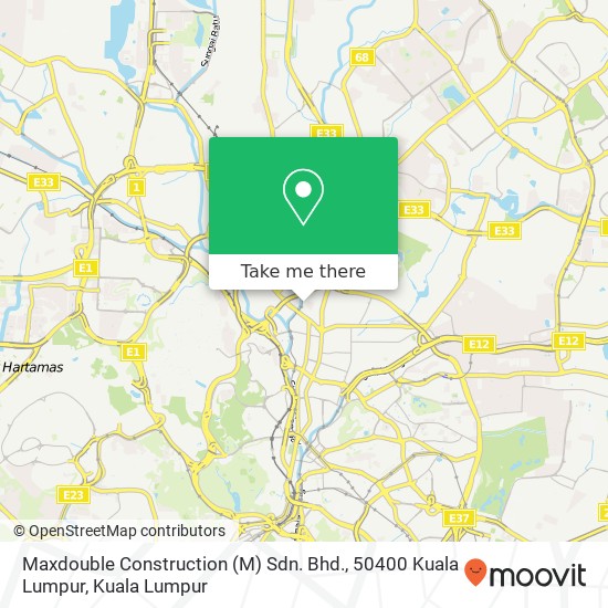 Maxdouble Construction (M) Sdn. Bhd., 50400 Kuala Lumpur map