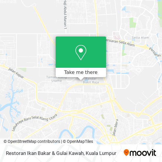 Restoran Ikan Bakar & Gulai Kawah map