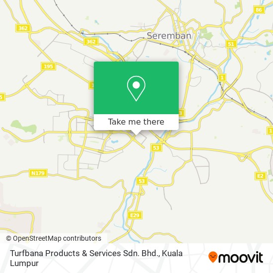 Turfbana Products & Services Sdn. Bhd. map