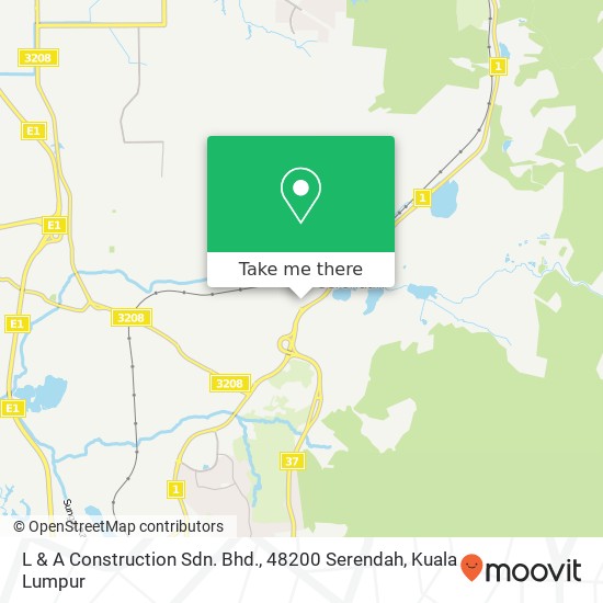L & A Construction Sdn. Bhd., 48200 Serendah map
